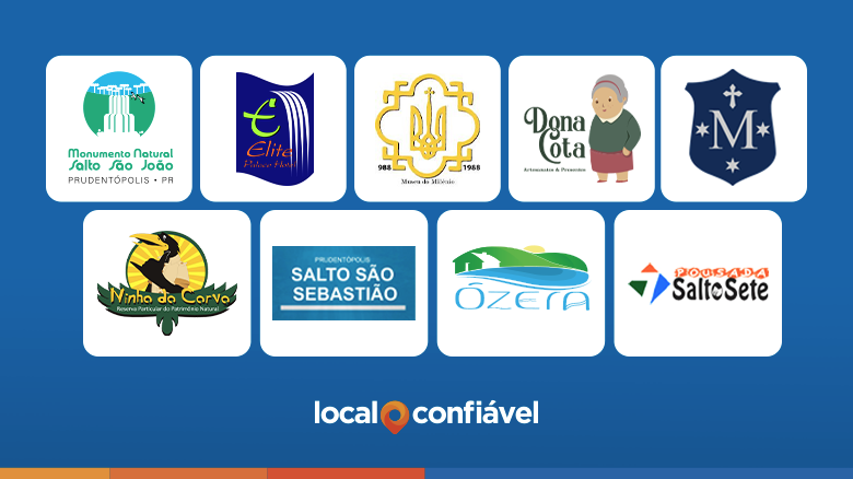 selo com logos de empresas local confiável em Prudentópolis